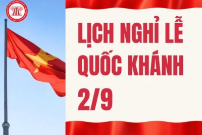 Thông báo lịch nghỉ lễ Quốc Khánh 2/9/2025 Thông báo lịch nghỉ lễ Quốc Khánh 2/9/2025